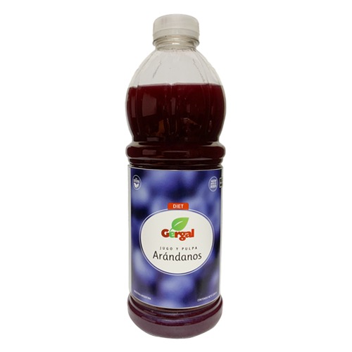 6 Jugos arándano con stevia x 1.2 litros